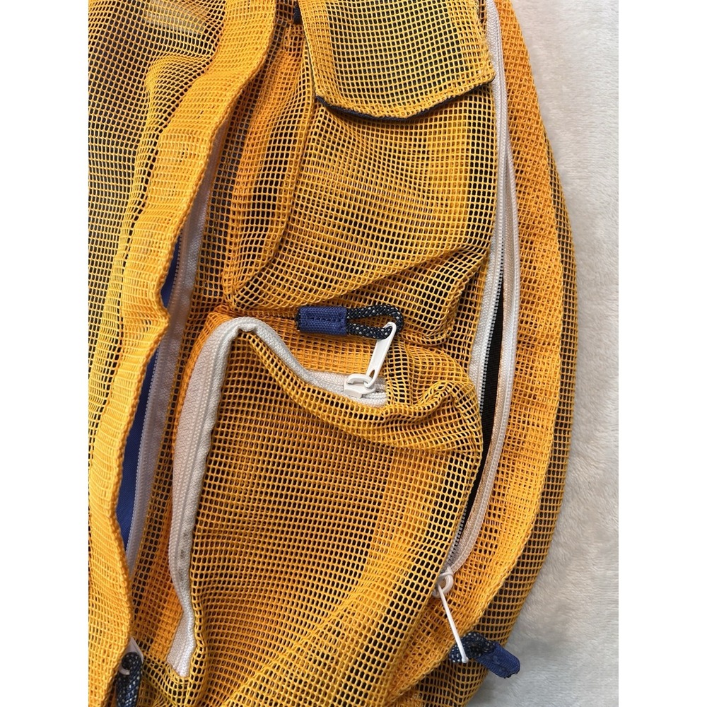 NWT KAVU Beach Rope Sunbeam Bag Mesh Yelling And Blue - Picture 3 of 6